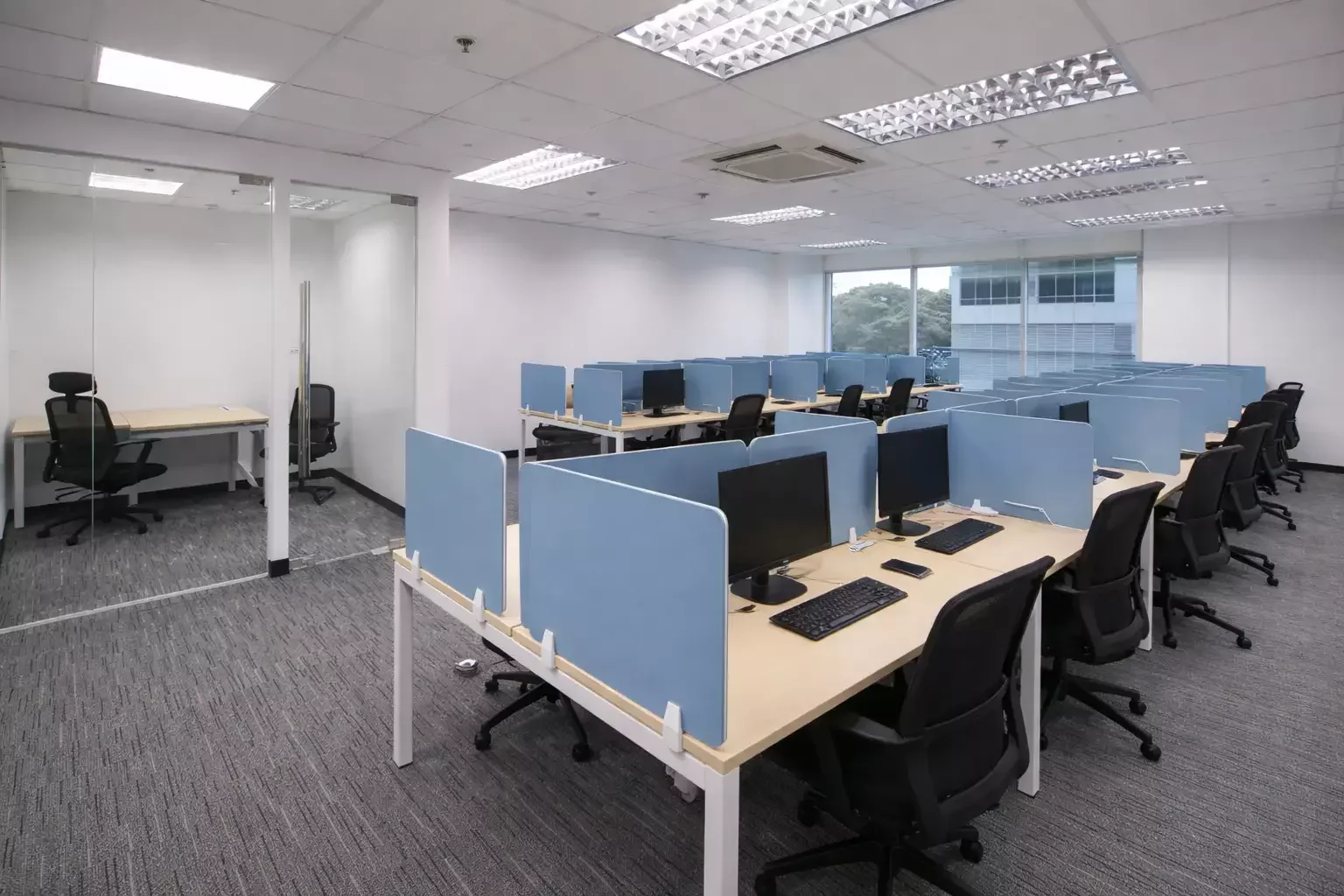 Cebu office environment with offshore back office team